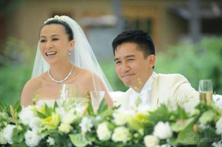 Carina Lau and Tony Leung, 59, tied the knot on 21 July 2008 at the Uma Paro resort in Bhutan which created media frenzy in Hong Kong.